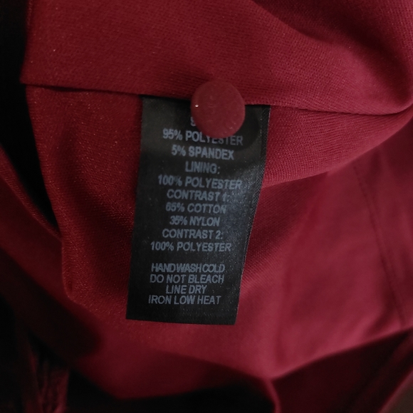 Lulu's Late Night Snack Wine Red Lace Backless Bodycon Event Dress Womens Small - Picture 13 of 14